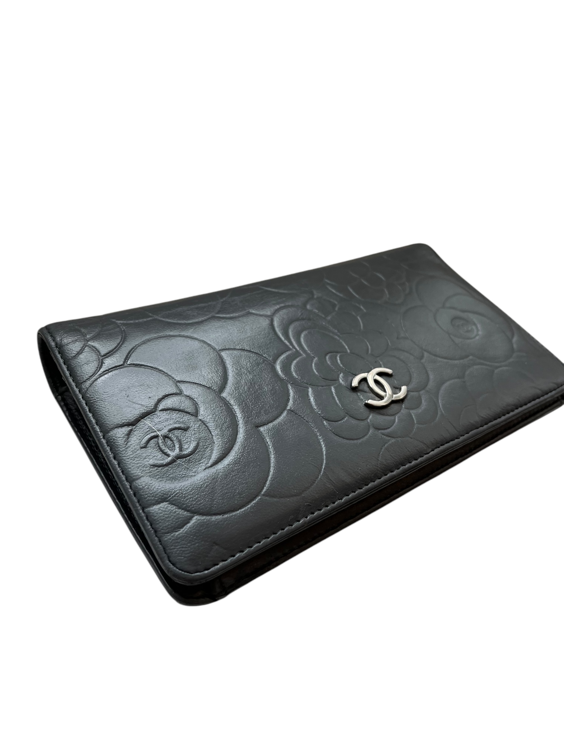 Portefeuille Chanel Gris 