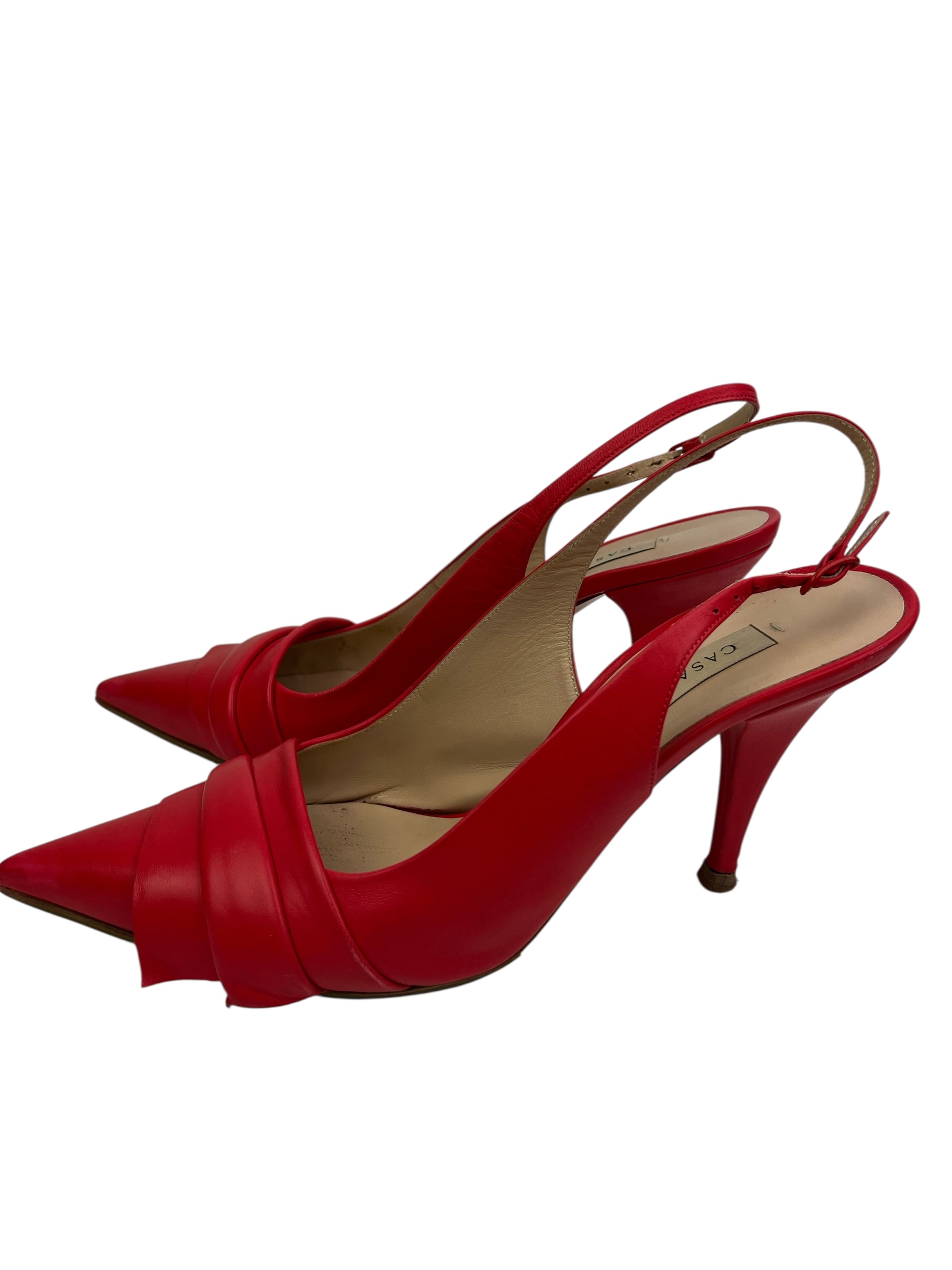 Slingback  Casadei Rouge 