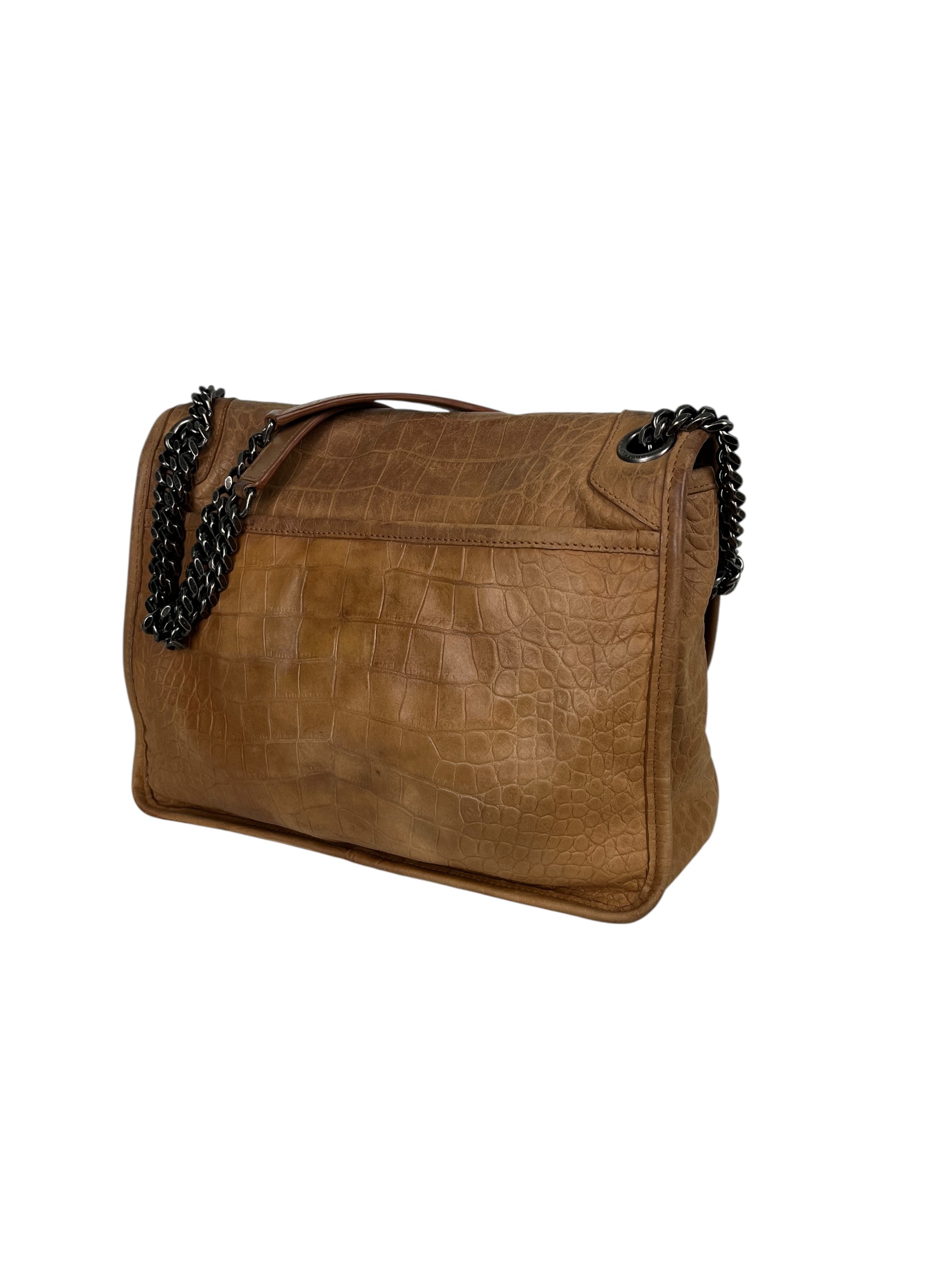 Saint Laurent Niki cuir camel