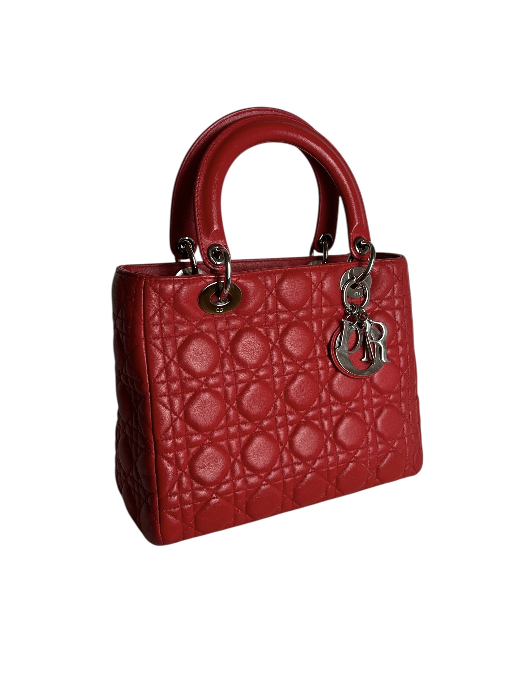 Lady Dior cannage rouge 