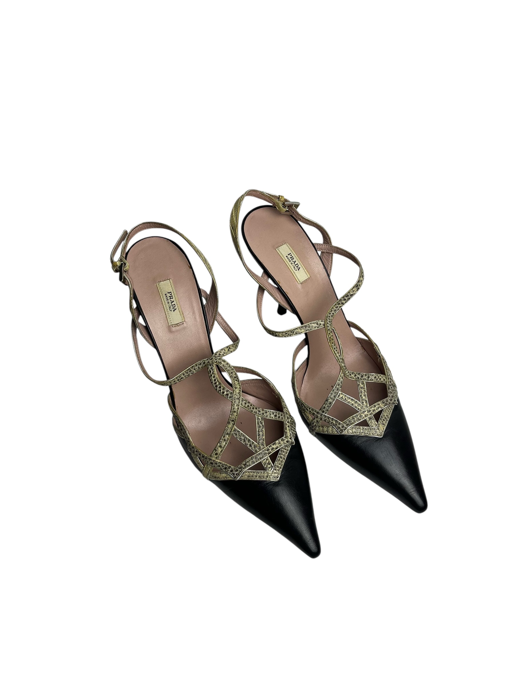 Escarpins Prada serpent
