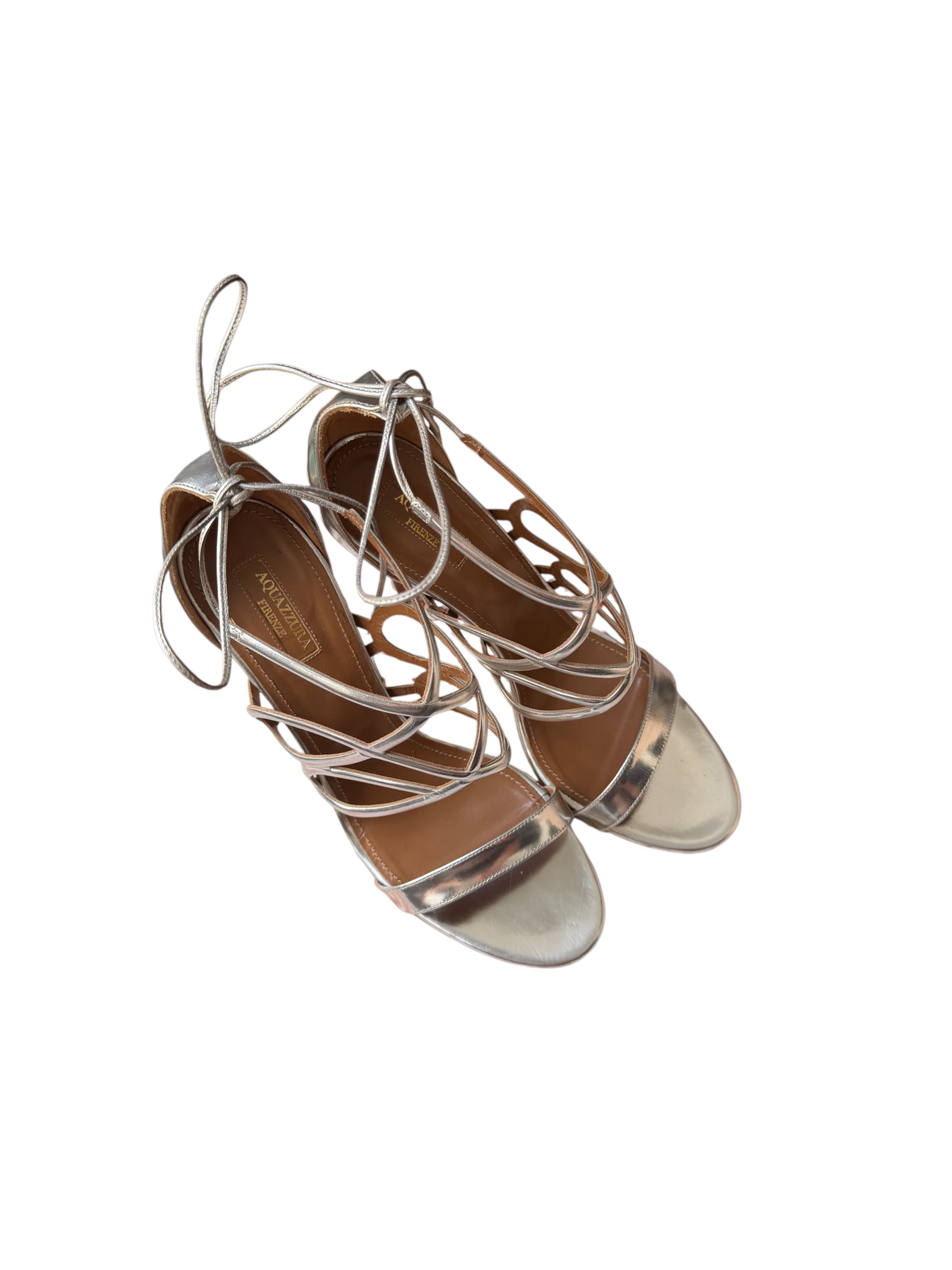 Aquazzura escarpins argent