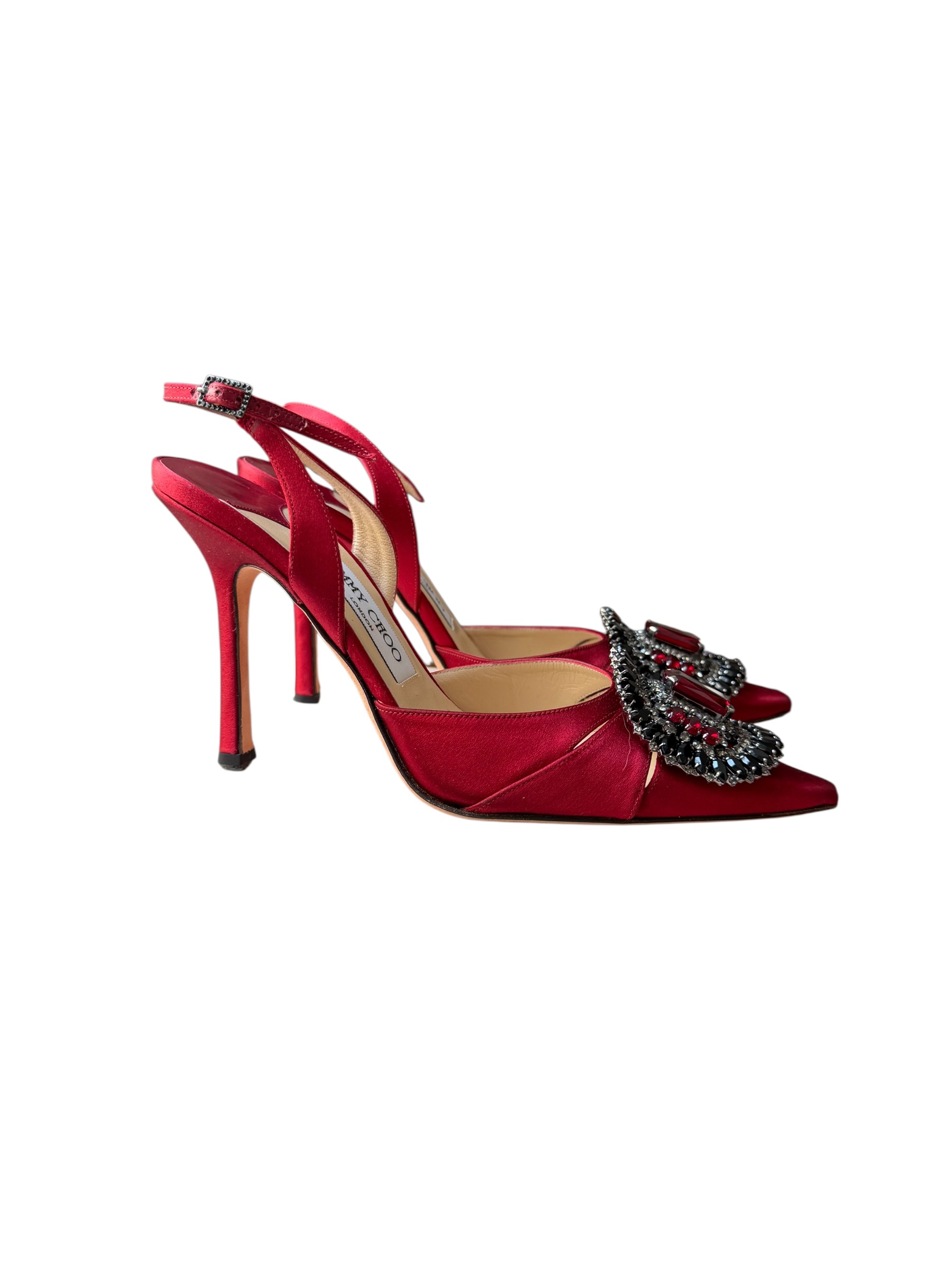 Escarpins Jimmy Choo rouge 