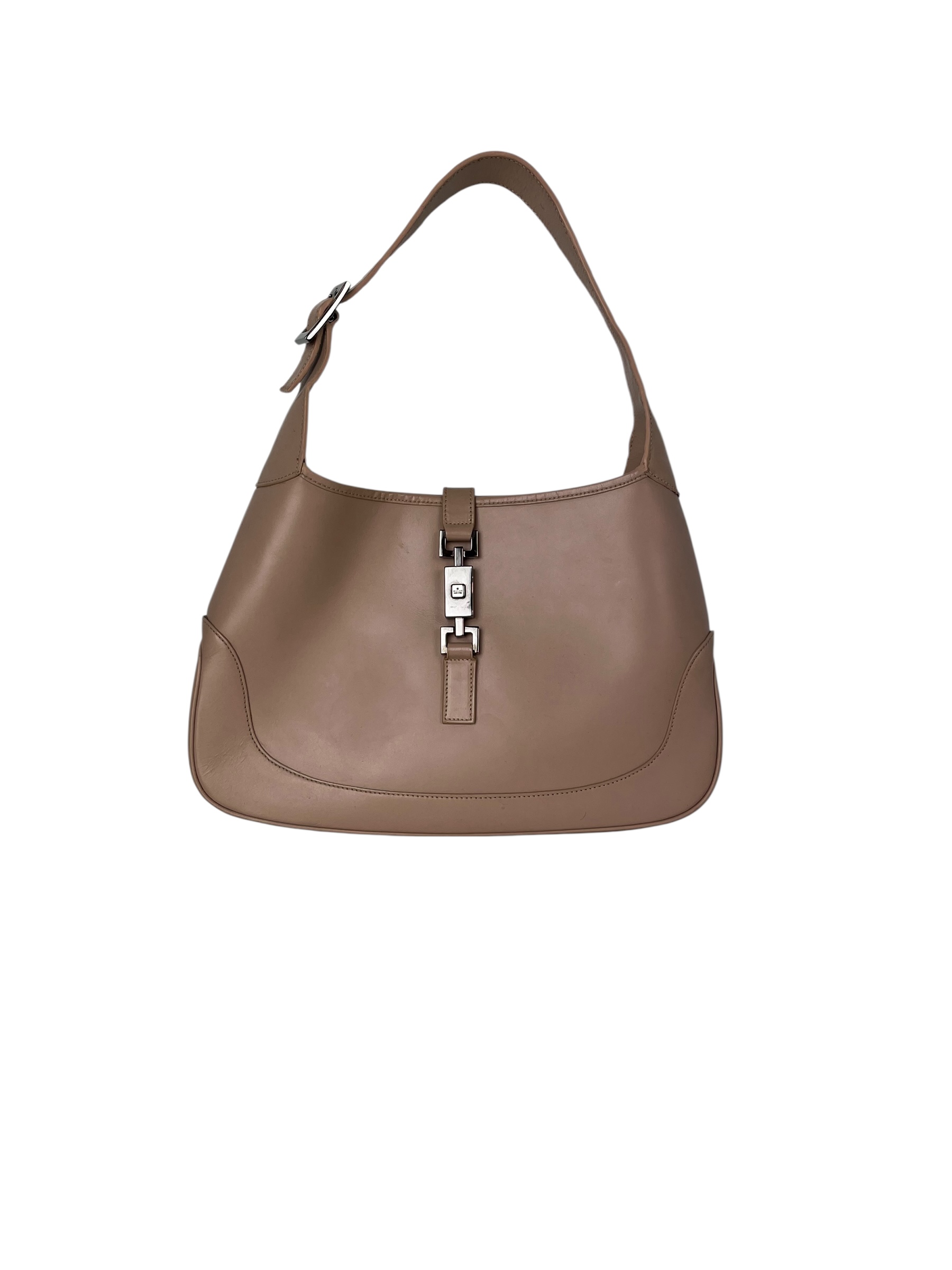 Gucci Jackie Cuir rose beige 