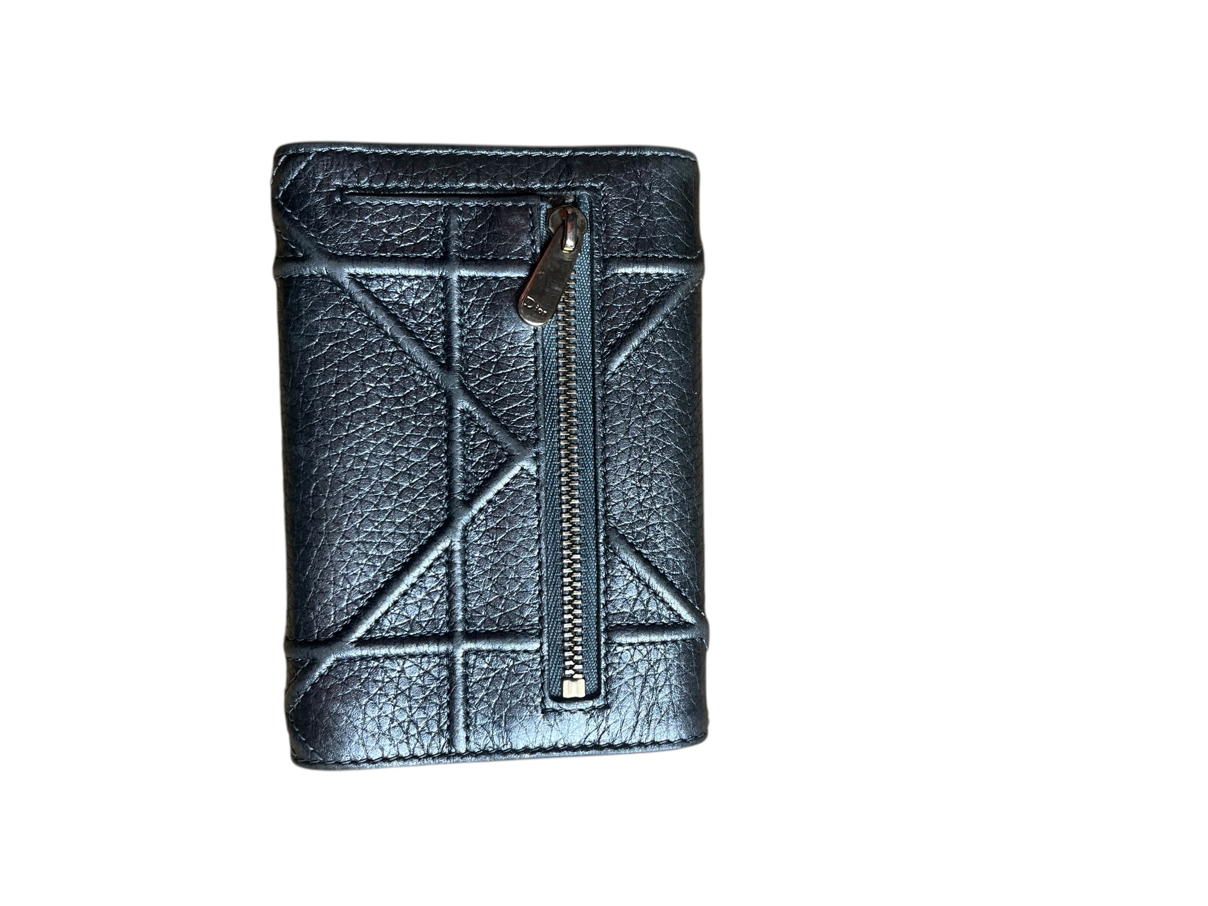 Wallet Diorama Vert Argent irisé 