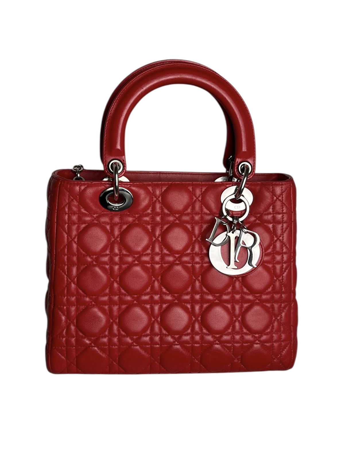 Lady Dior cannage rouge 