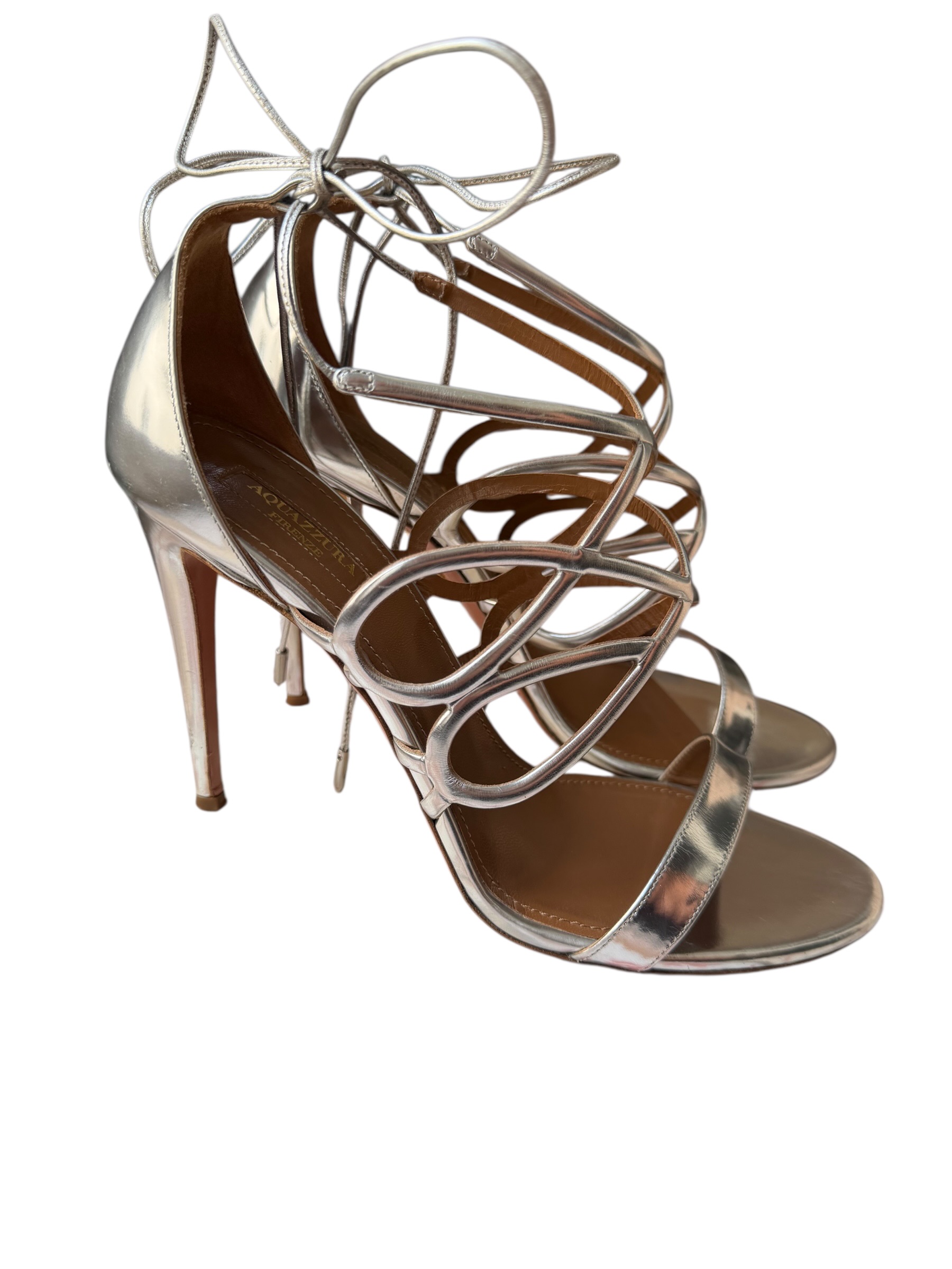 Aquazzura escarpins argent