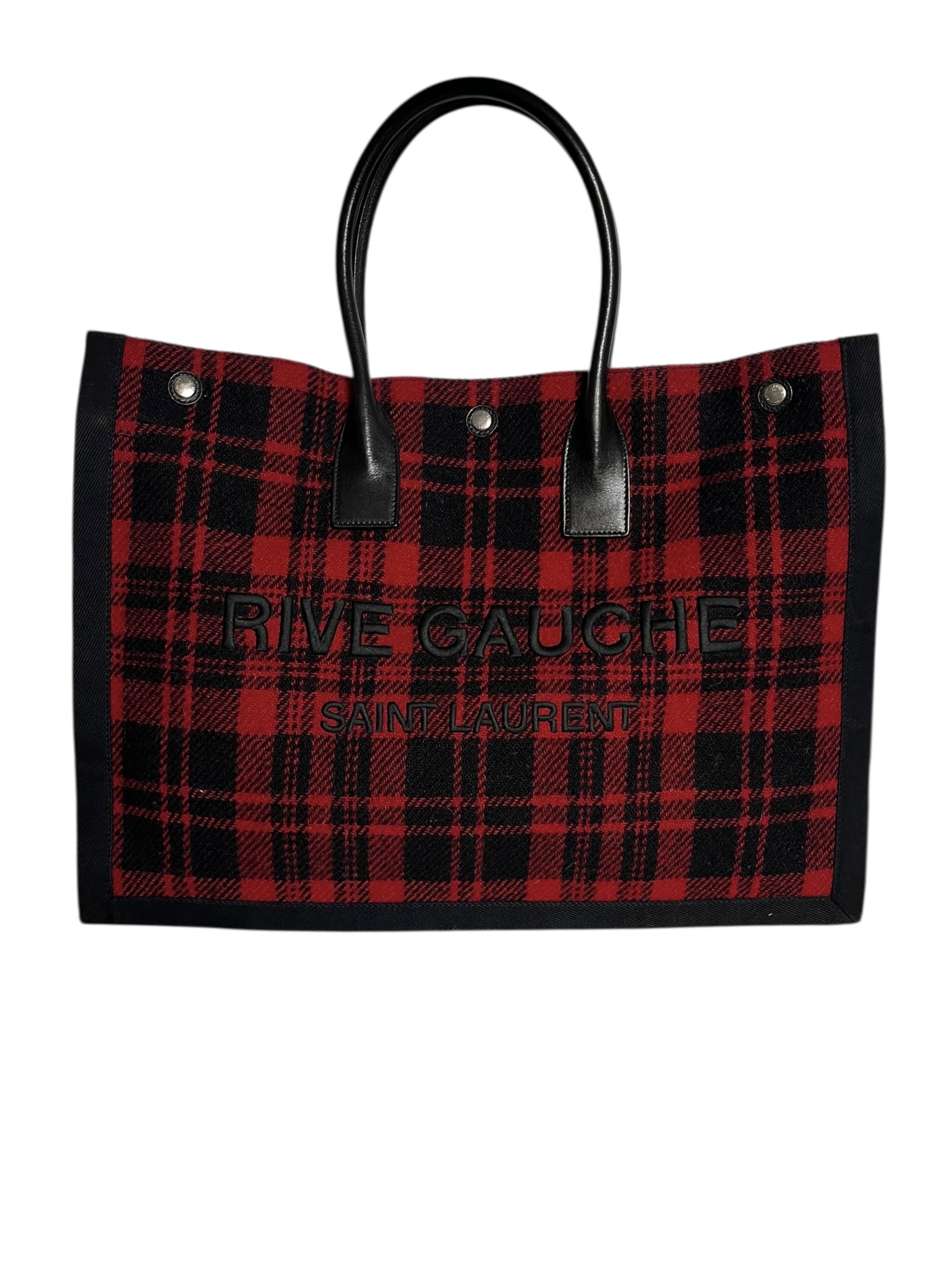 Saint Laurent Rive Gauche Tartan