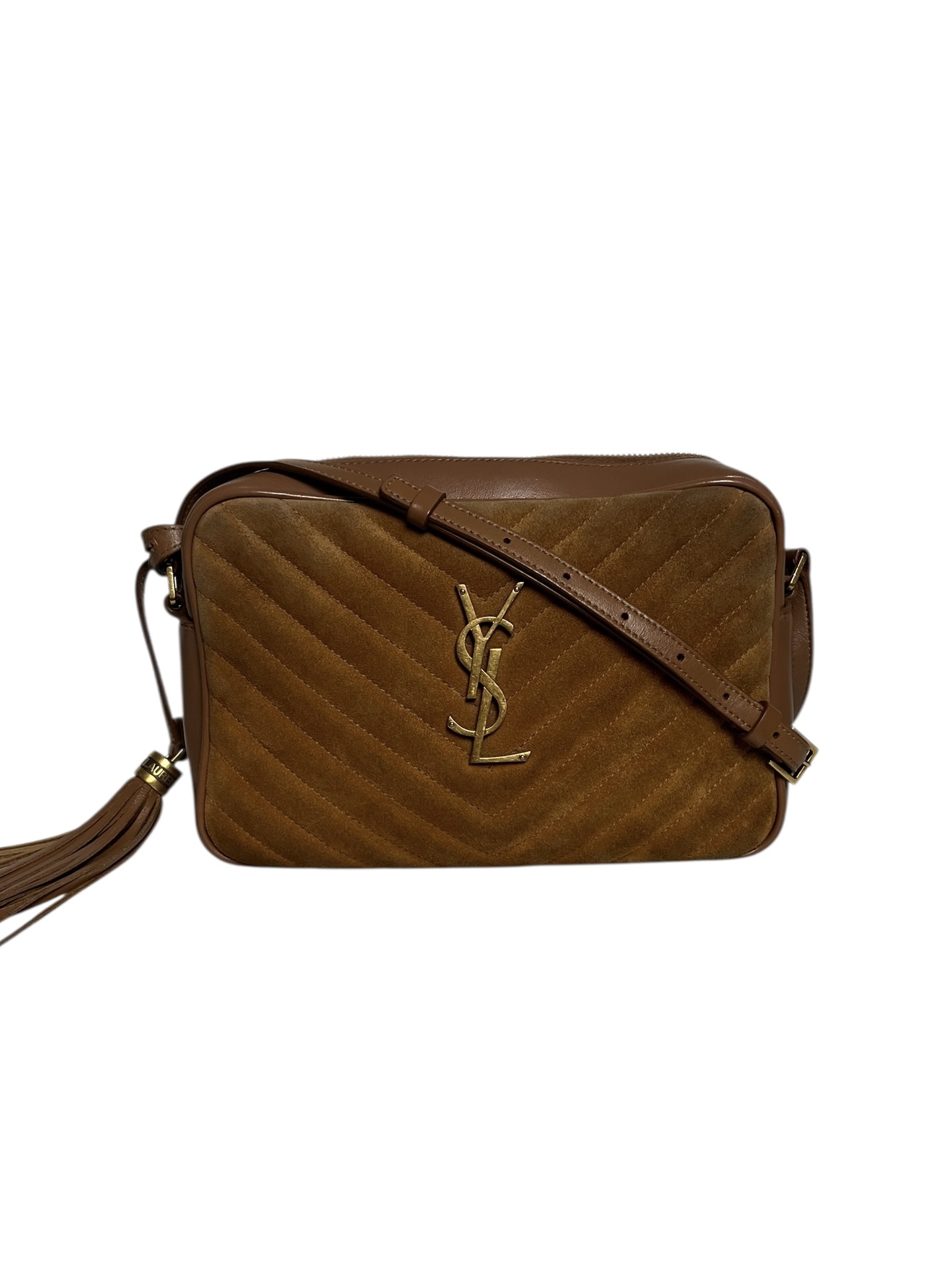 Saint Laurent Camera Lou camel