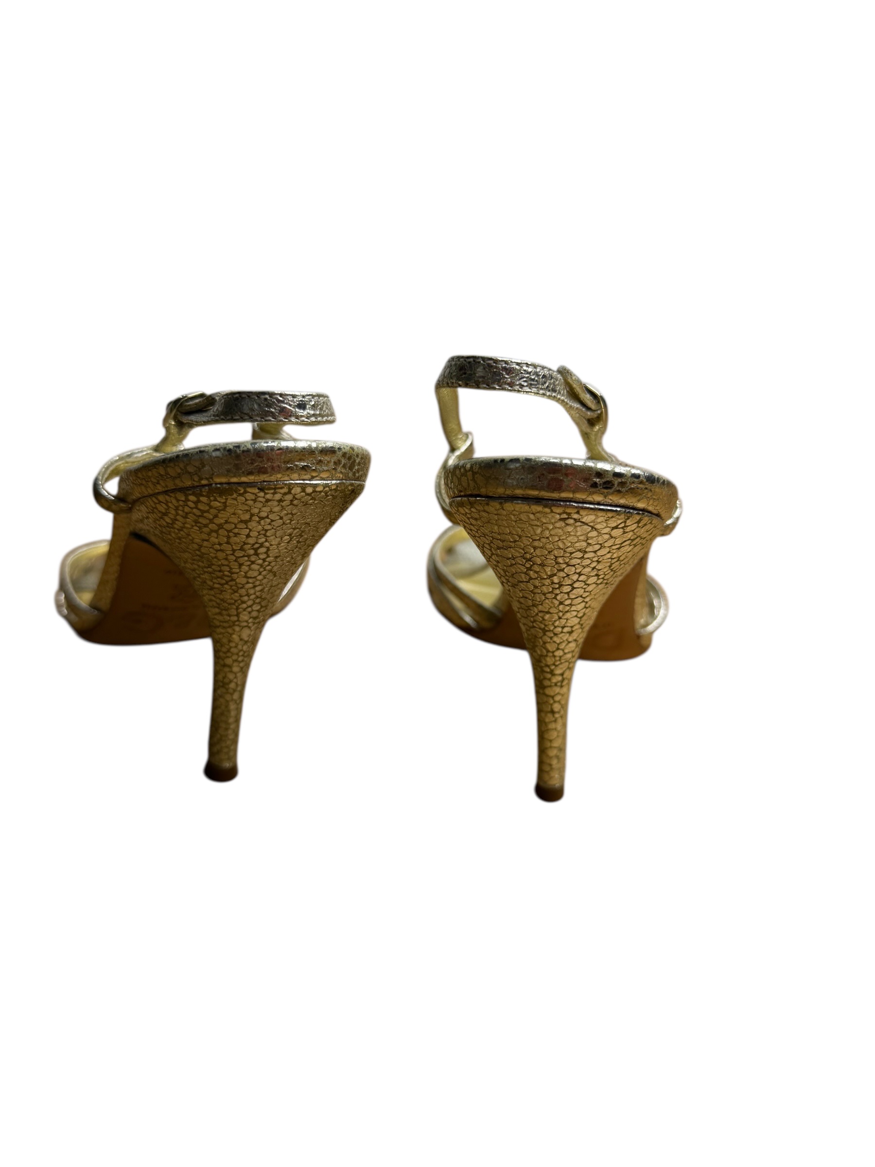 Dolce Gabbana escarpins dorée