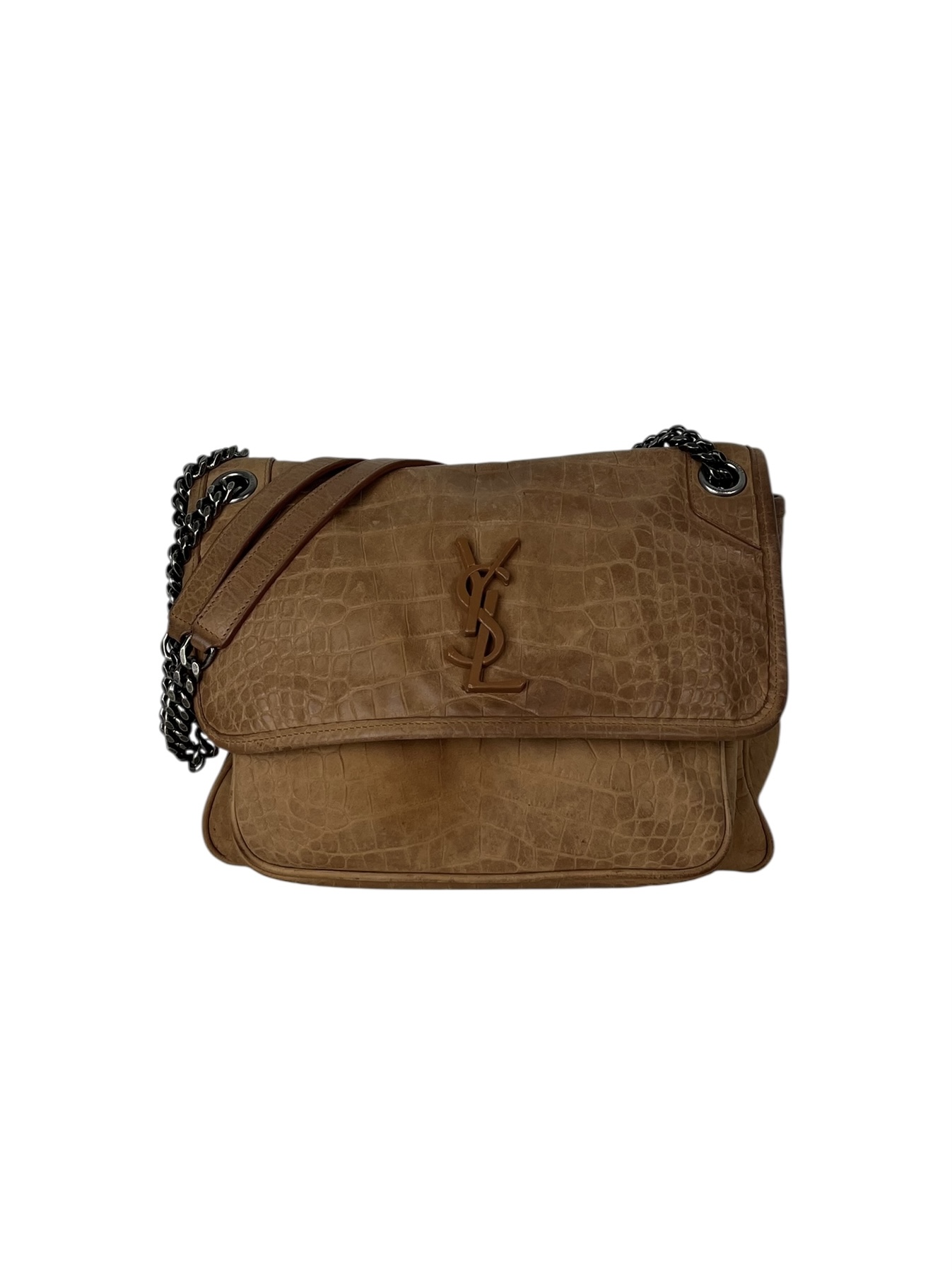 Saint Laurent Niki cuir camel