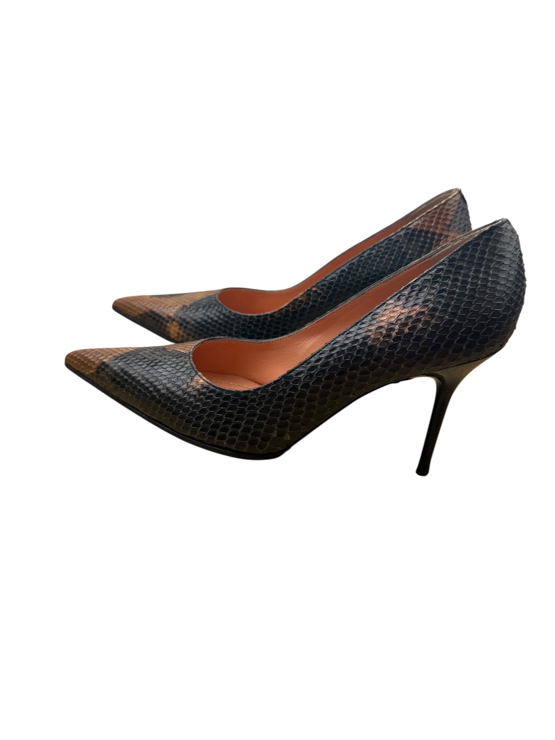 Escarpins René Caovilla serpent 