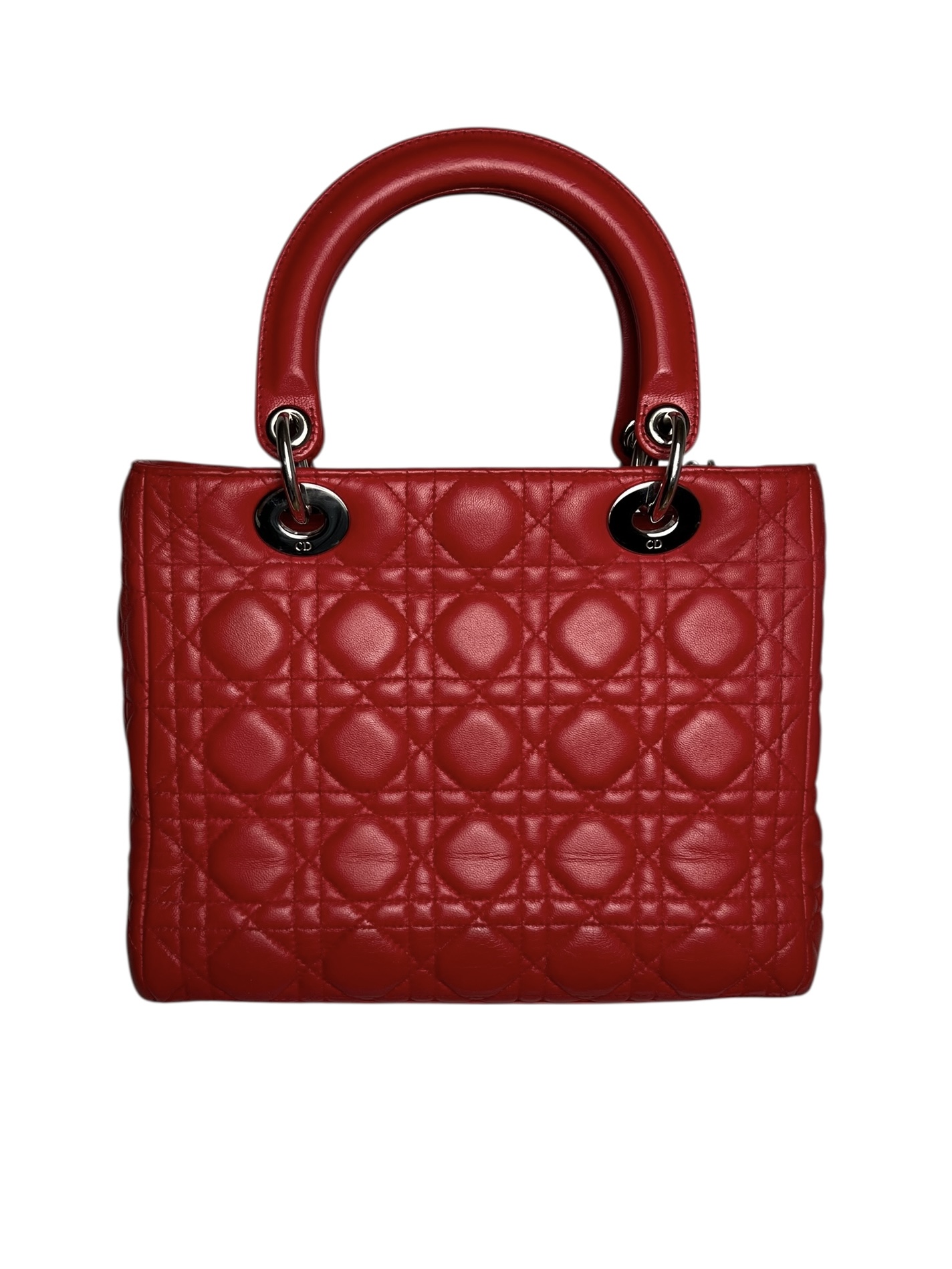 Lady Dior cannage rouge 