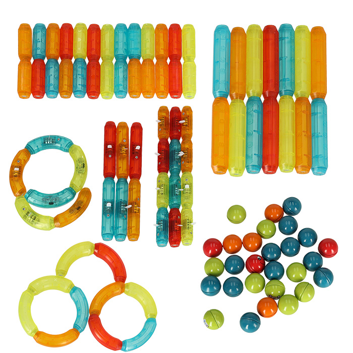 Šviečiantis magnetinis konstruktorius (102el)