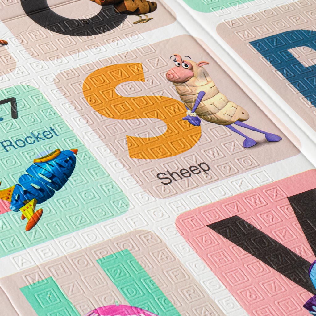 Dvipusis lavinamasis kilimėlis.