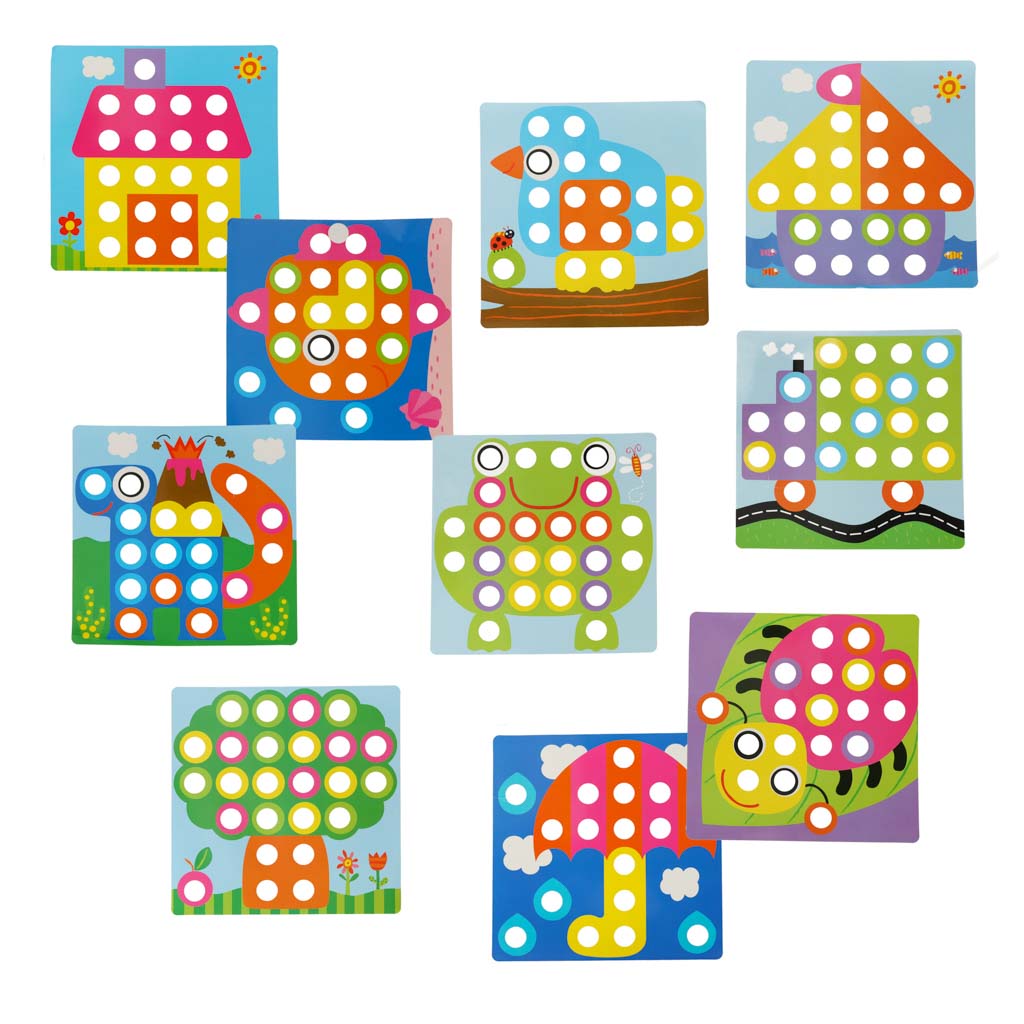 Lavinamoji mozaika su stambiais kištukais