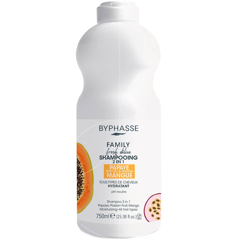 Byphasse - *Family fresh délice* - Champú - Papaya: cabello graso