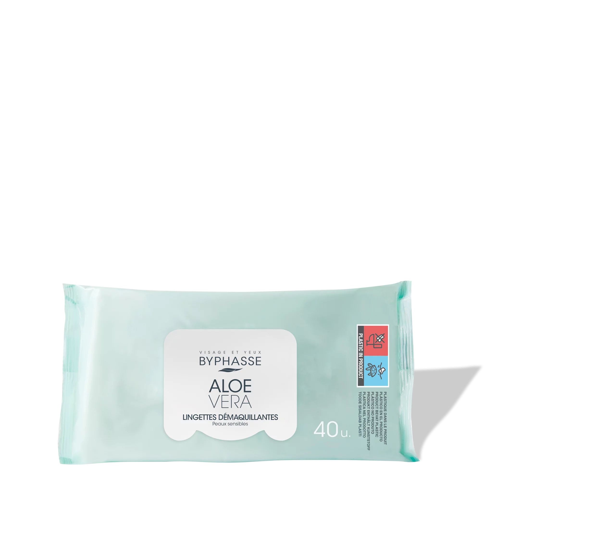 Byphasse - TOALLITAS DESMAQUILLANTES 40U - aloe vera