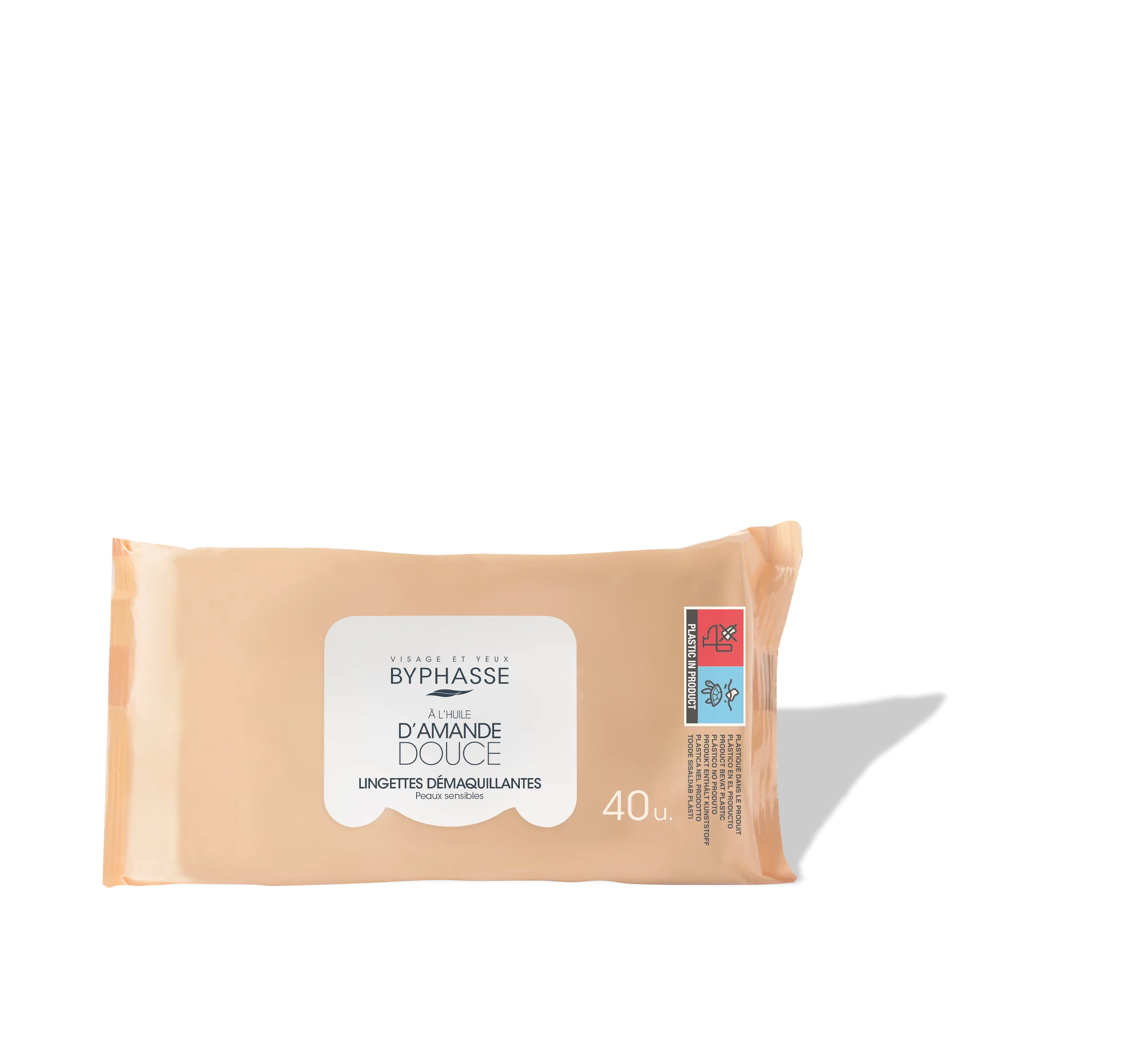 Byphasse - TOALLITAS DESMAQUILLANTES 40U - Aceite De Almendra