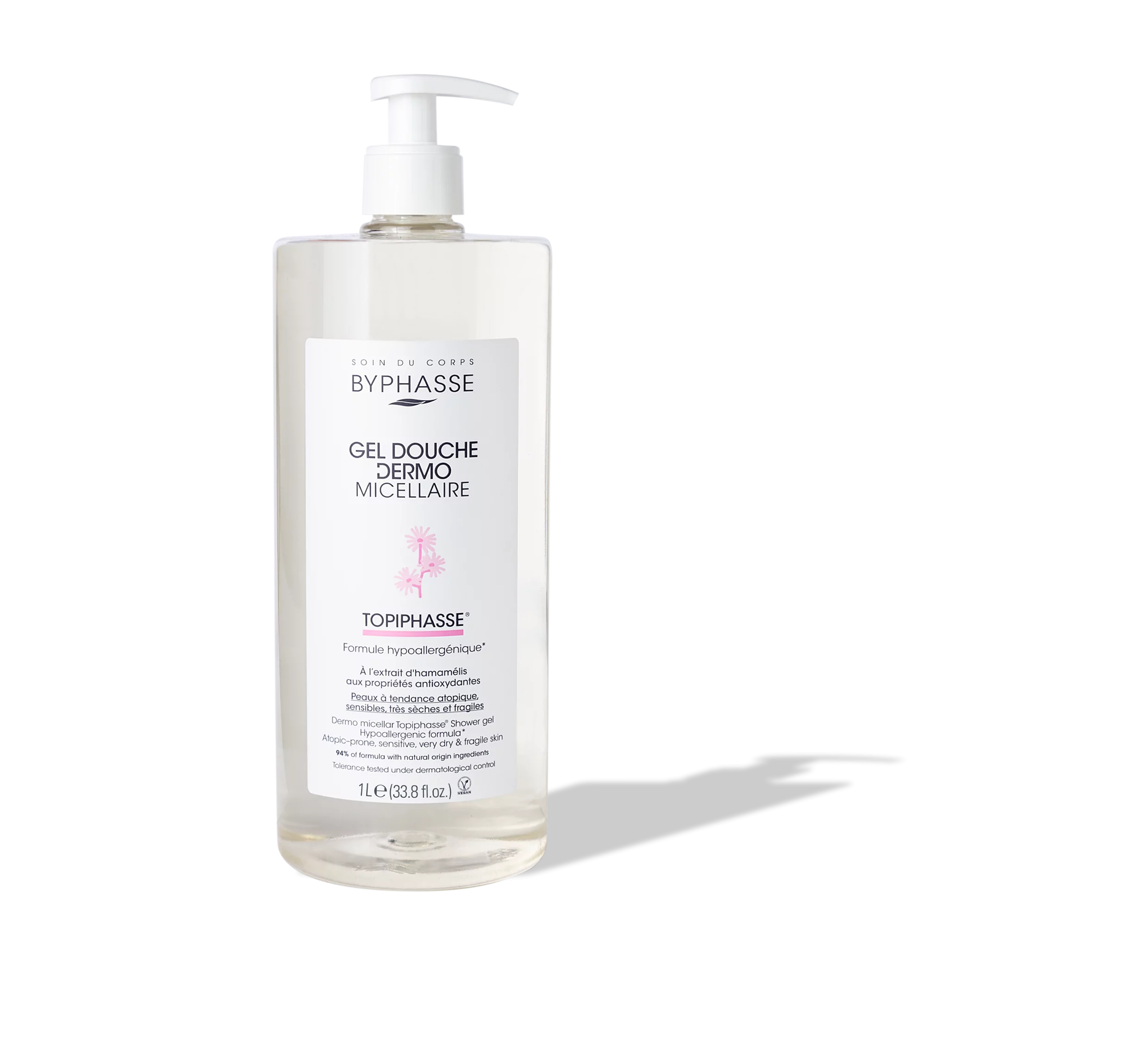 Byphasse - GEL DE DUCHA DERMO MICELAR TOPIPHASSE 1L