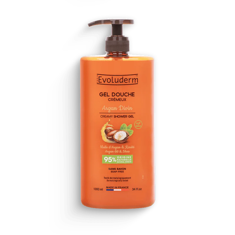 Evoluderm - Gel de ducha cremoso Argan Divine 1L
