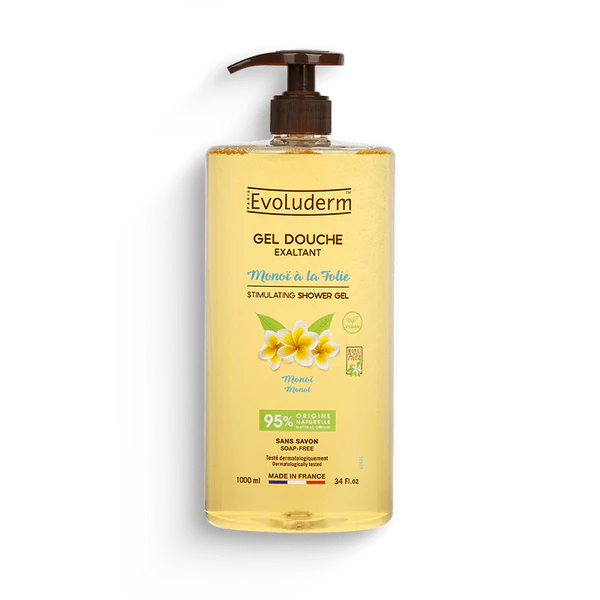 Evoluderm - Gel de ducha exaltante Monoï à la Folie 1L
