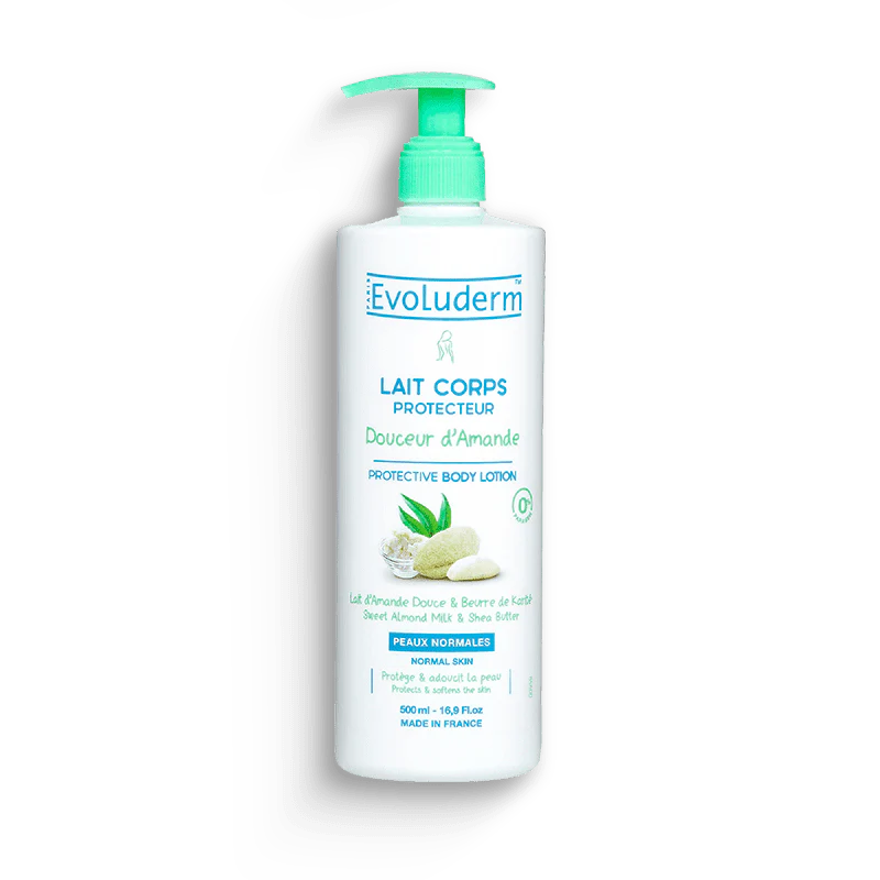 Evoluderm - Leche corporal protectora suave de almendras 0.5L