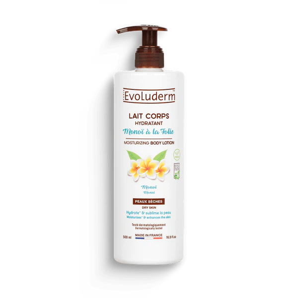Evoluderm - Leche Hidratante Corporal Monoï à la Folie 0,5L