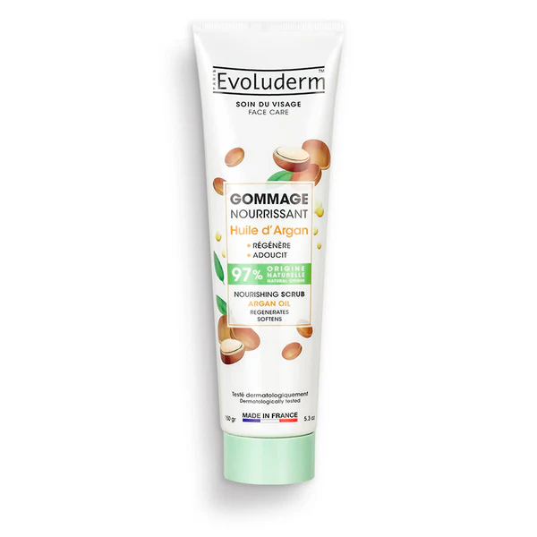 Evoluderm - Exfoliante nutritivo de aceite de argán