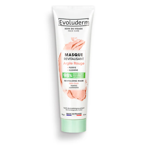 Evoluderm - Mascarilla revitalizante de arcilla roja 150ml