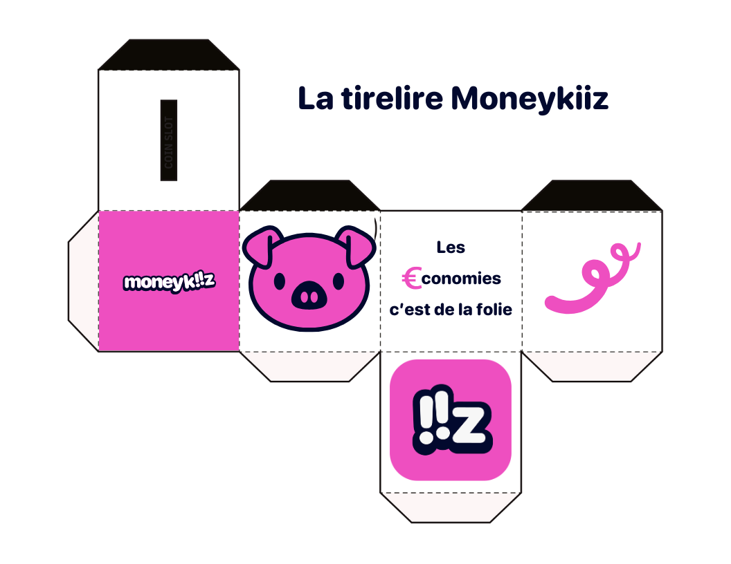 DIY la Tirelire Moneykiiz rose