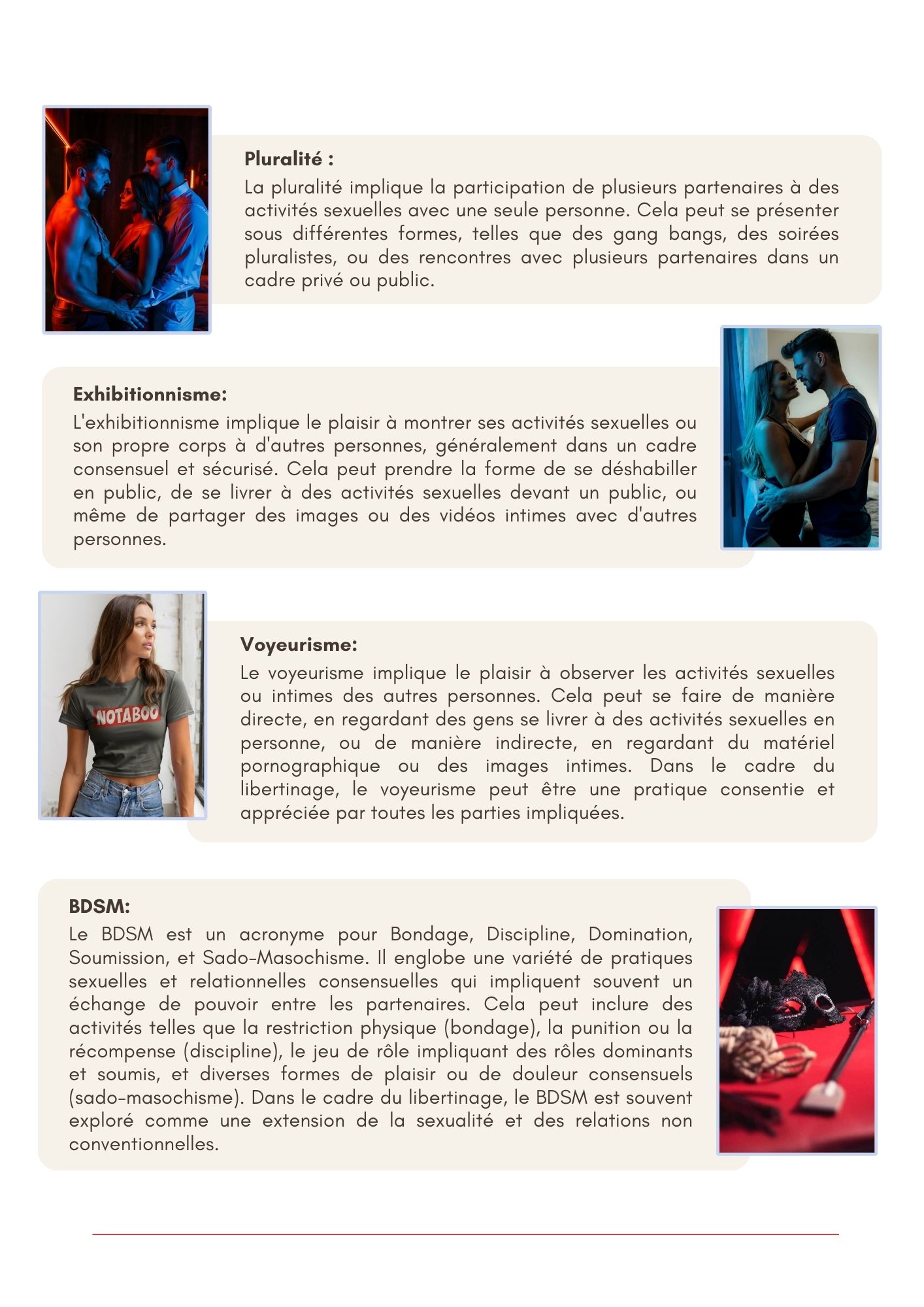 Le Libertinage: Guide de découverte, Codes et Pratiques.
