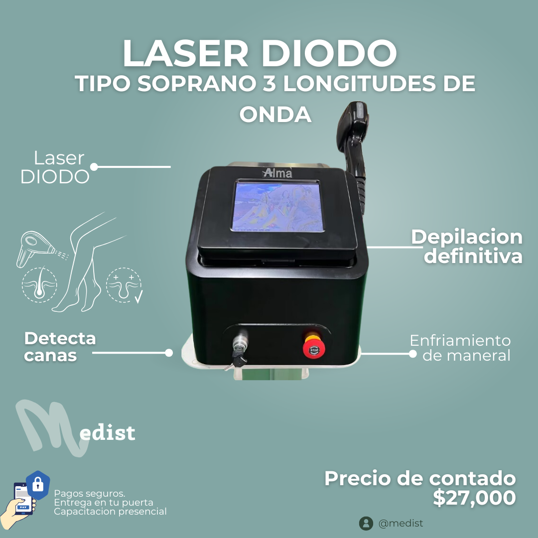 Laser de depilacion TRIDIODO ice