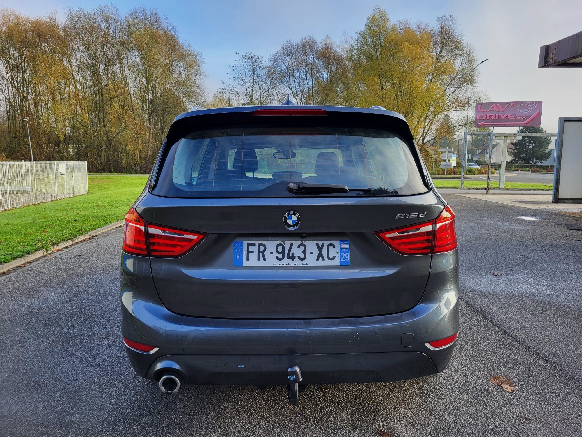 BMW SERIE 2   216d Grand Tourer 7 places, première main