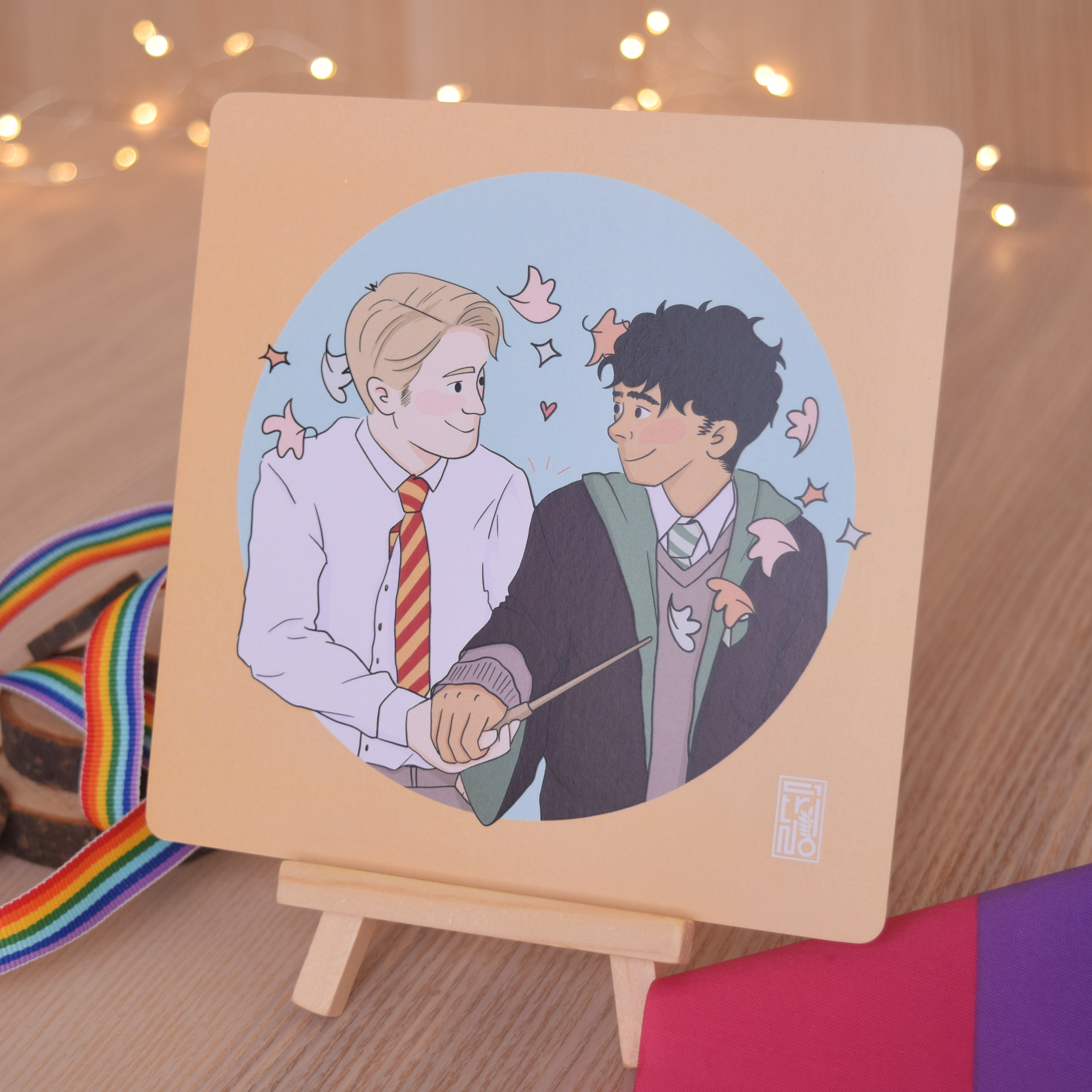 CHARLIE Y NICK EN HOGWARTS