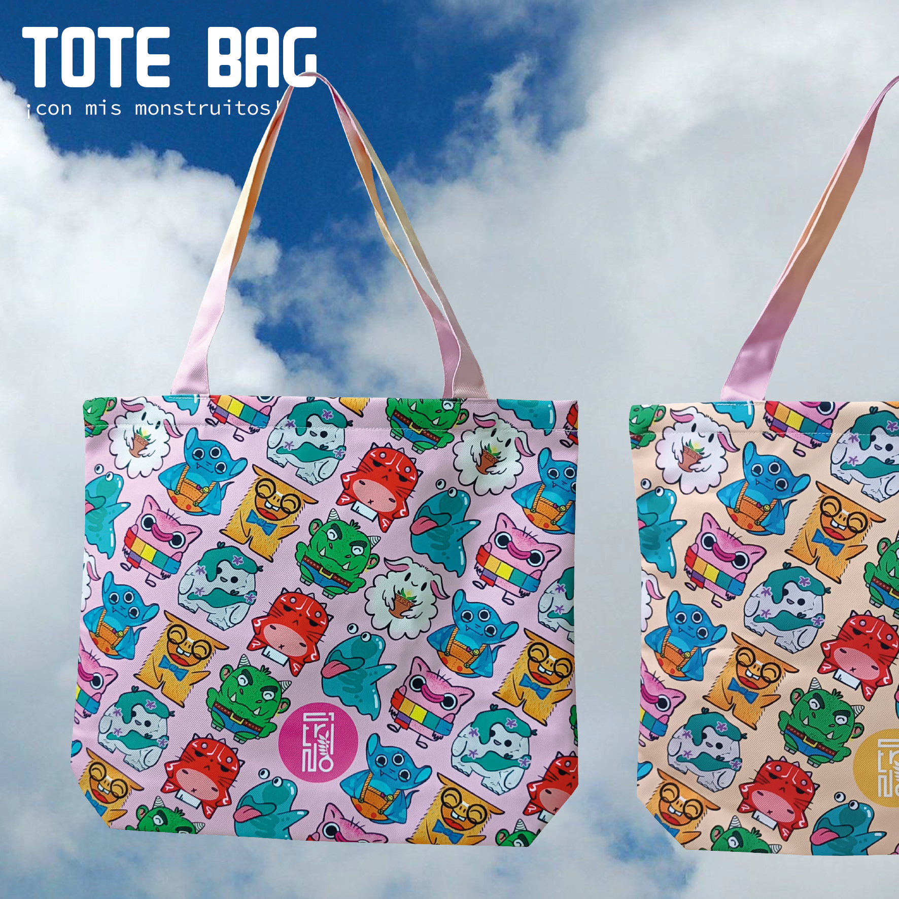 TOTE BAG MONSTRUITOS