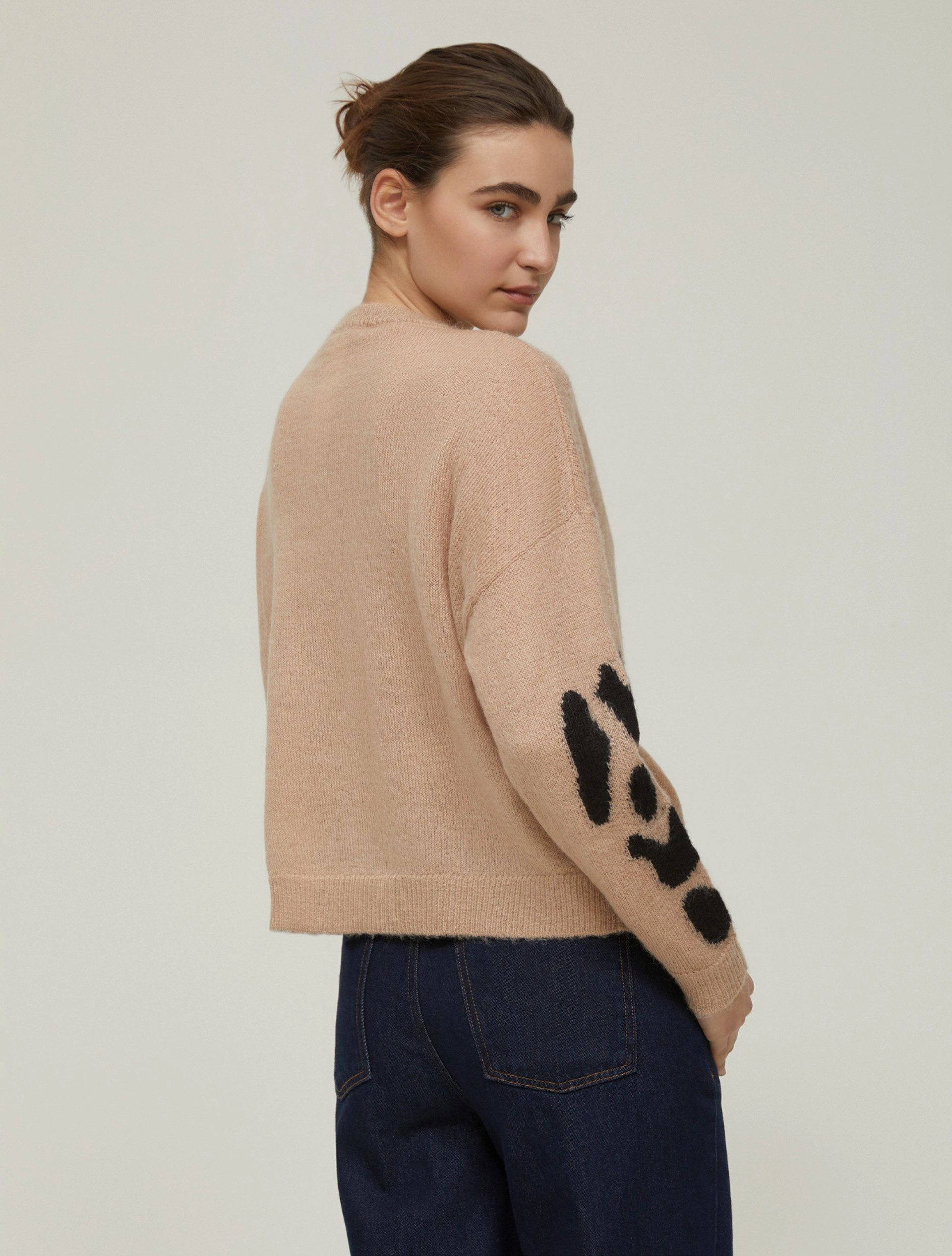 Maglia a intarsio jacquard