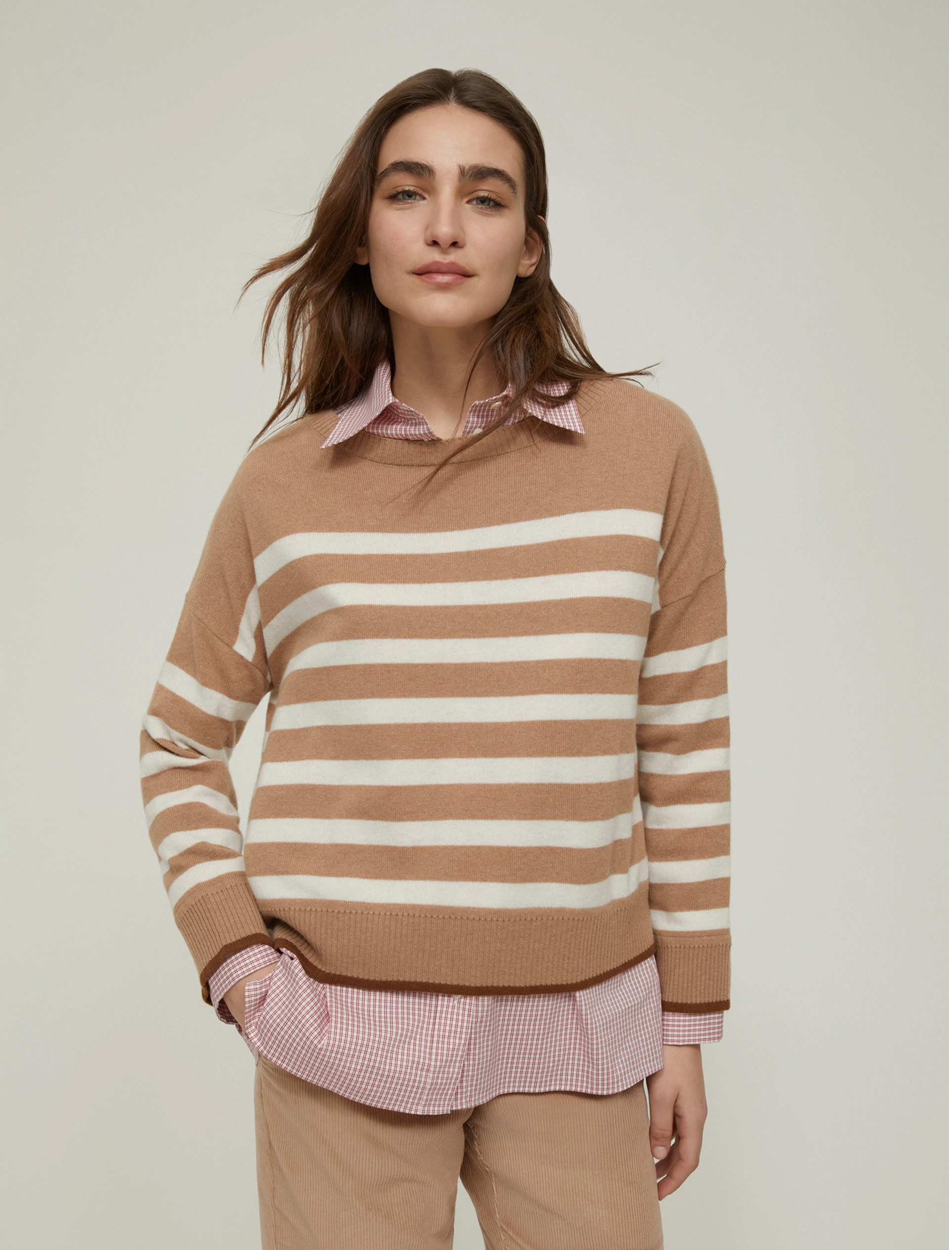 Maglia in lana e cashmere