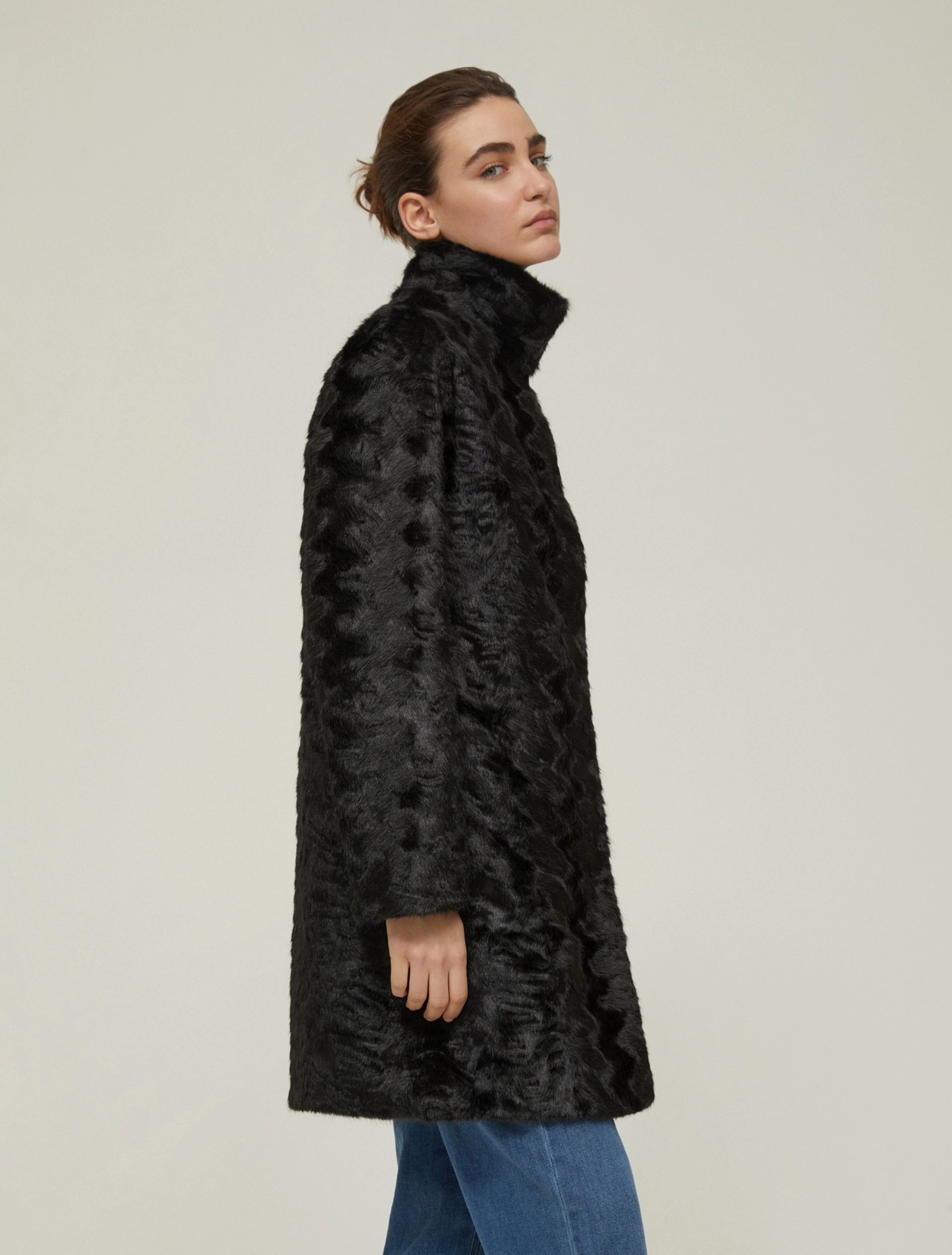 Cappotto in materiale morbido