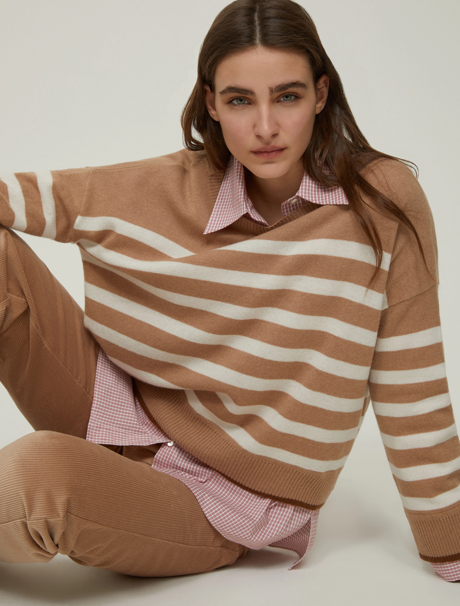 Maglia in lana e cashmere