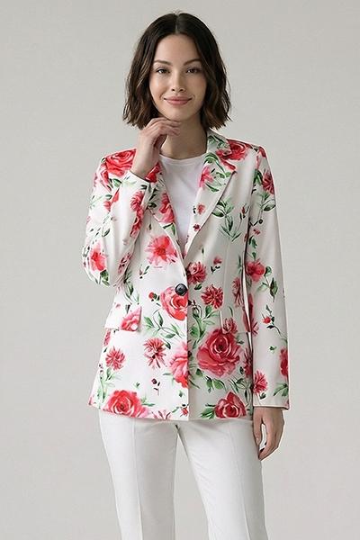 Blazer floreale 