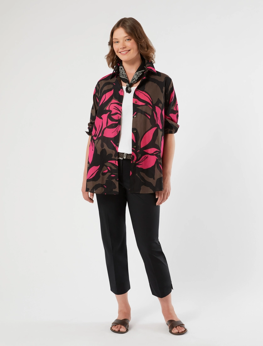 Pantaloni in cotone stretch