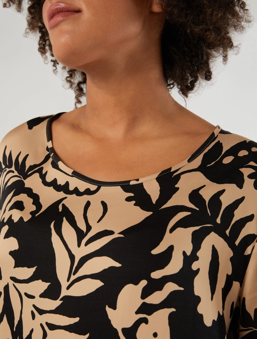 Blusa in raso viscosa