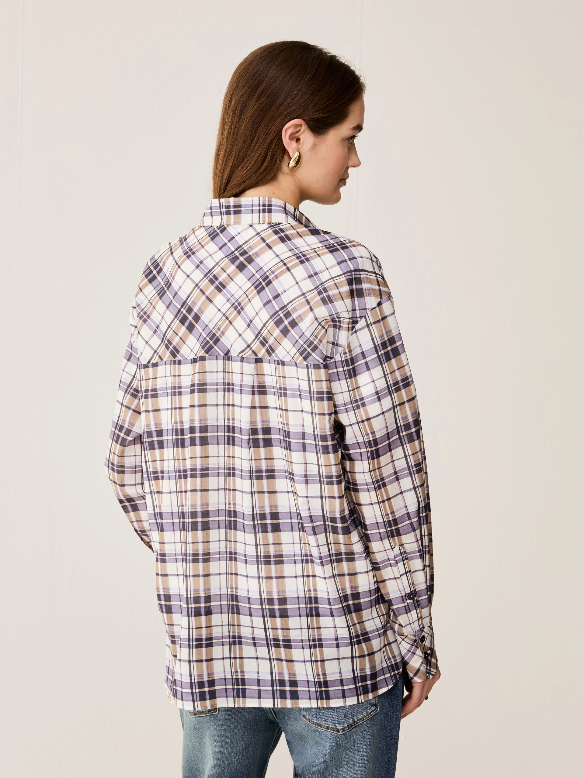 Camicia oversize in voile