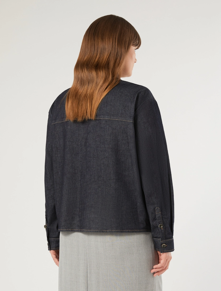 Casacca in gabardina di cotone