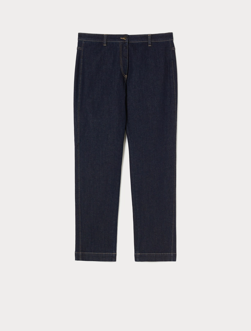 Jeans carrot in denim 