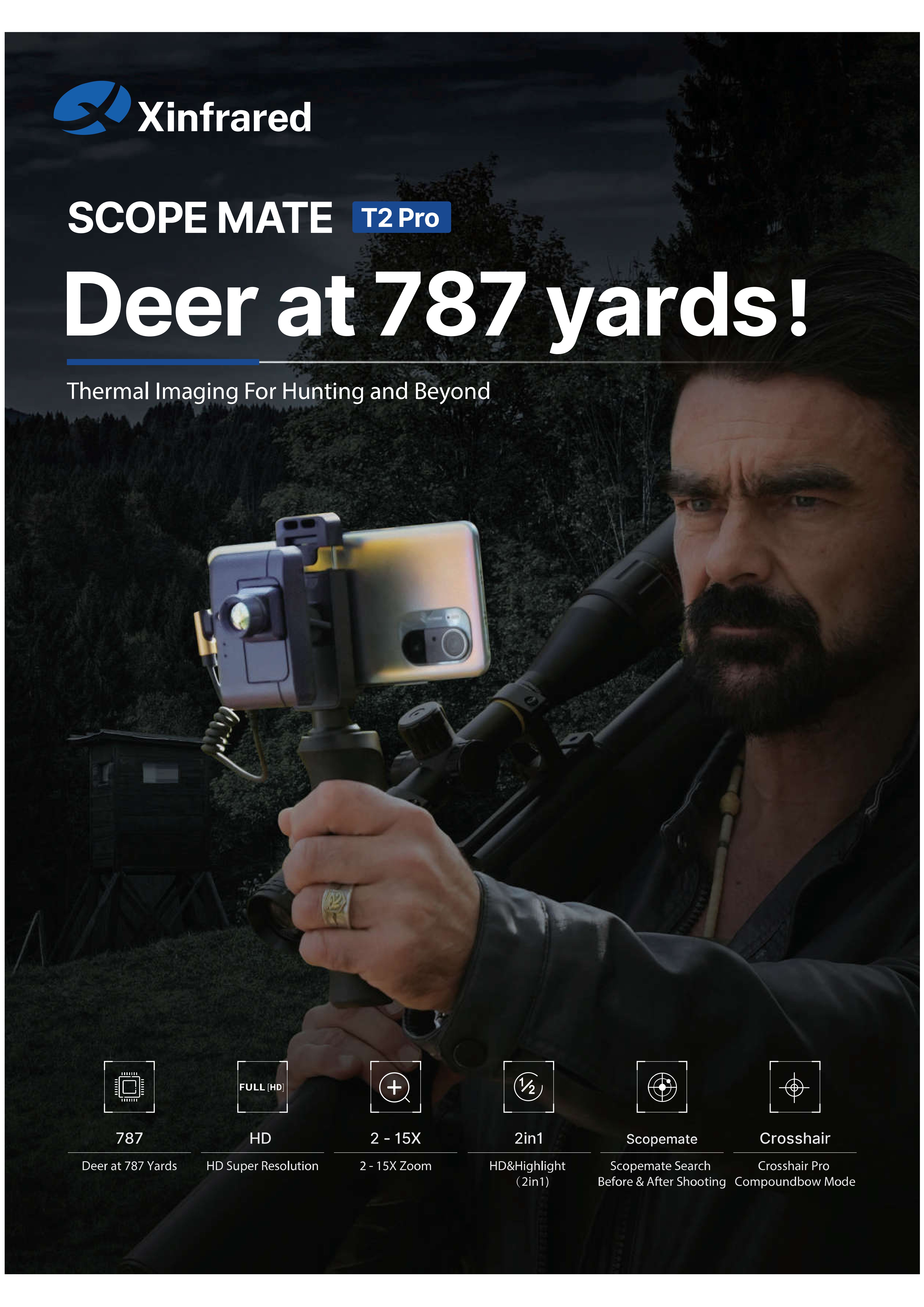 Thermal master/Iray T2pro - Upgrade Your Hunting Game - Android and Iphone options-Tax included price!