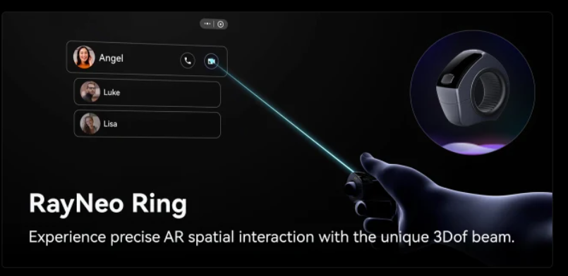 TCL RayNeo X2 special pack with Drum, Ring and front cover  - The best True AR Glasses for consumer in 2024-Tax included!