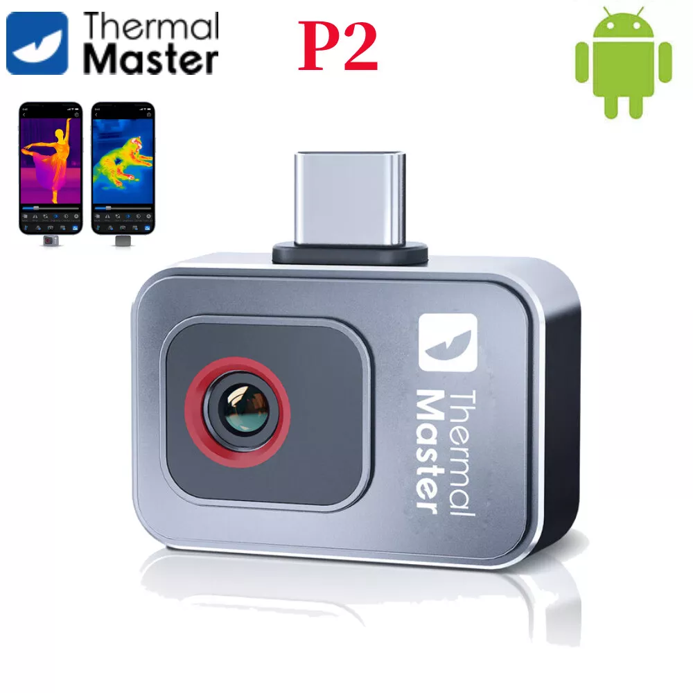 P2 (Android) 256×192 15X Zoom Thermal Imaging Camera USB-C and Lightening