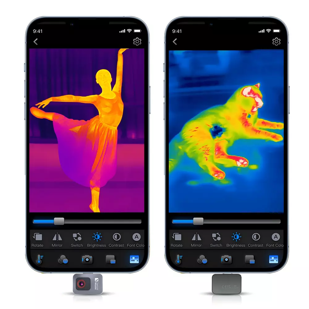 P2 (Android) 256×192 15X Zoom Thermal Imaging Camera USB-C and Lightening